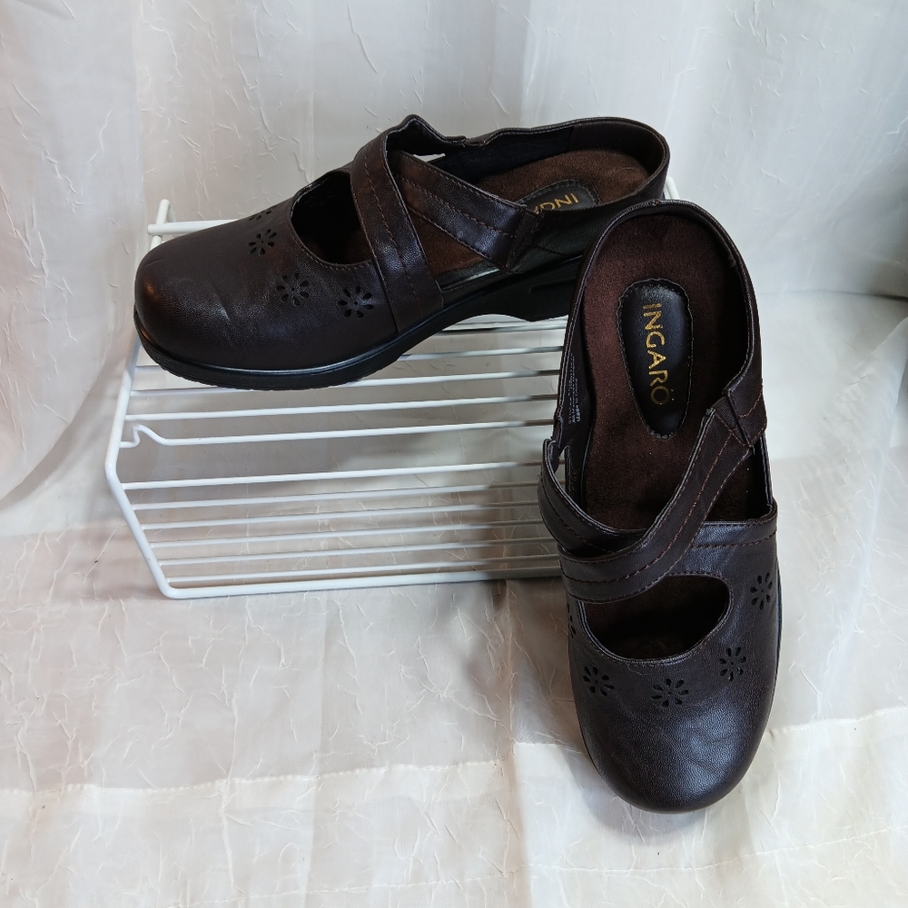 Ingaro Judith 19 Women's Mary Jane Shoes With Cut Out Details Size 8.5M